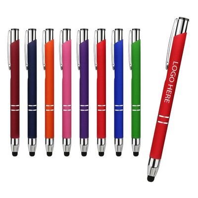 Executive Metal Aluminum Barrel Stylus Pen