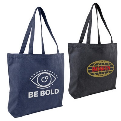 Jumbo Stonewashed Cotton Canvas Tote