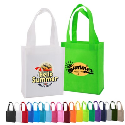 Non-Woven Mini Gift Tote Bag 8"W *10"H * 4"D