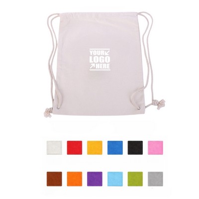 Cotton Canvas Drawstring Backpack