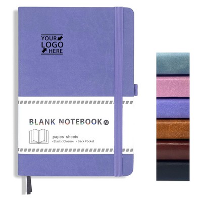 Lined Diaries Notebook A5 Leather Hardcover Men Women